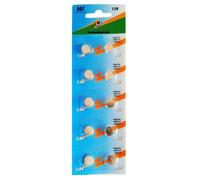 Lot de 10 Piles bouton plates type AG7/G7 compatibles LR927 395 1,55V - Visiodirect -