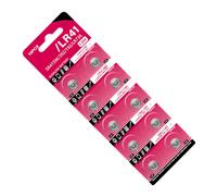 Lot de 10 piles boutons alcalines LR41 1,5 V, compatibles avec les modèles AG3/192/GP192A/LR736/V3GA pour divers appareils électroniques