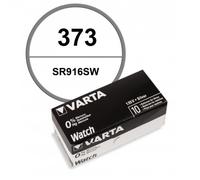 Lot de 10 Piles montre 1,55 V alcaline 373 Varta My-Montre