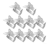 Lot de 10 pinces à nappe en acier inoxydable pour tables épaisses, pinces solides avec pince pour un maintien sûr