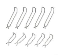 Lot de 10 pinces à ressort en acier 304 compatibles avec ressort Karcher K3 | Compatible K3- pour les modèles K7, prise en main sûre, haute pression, résistant, pièces de rechange