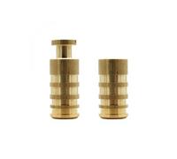 Linxor - Lot de 10 pitons escamotables en Laiton - Diam 20 mm