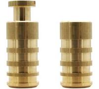 Linxor - Lot de 10 pitons escamotables en Laiton - Diam 20 mm