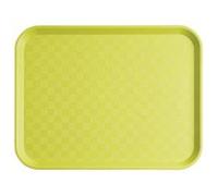 Lot de 10 Plateaux Cafet Vert anis en polypropylène alimentaire G