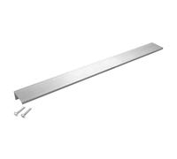 Lot de 10 poignées de profil de meuble en aluminium SEARL 380 mm Aspect Acier Inox Poignée profilée Poignée de tiroir de SO-TECH®