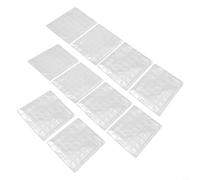 Lot de 10 porte-pièces de monnaie 42 pochettes pour classeur à 3 anneaux en PVC transparent 28 mm