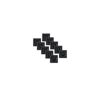 Lot de 10 Prise 2P+T Anthracite Delta Iris + Plaque Anthracite-SIEMENS