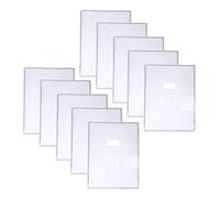 Lot de 10 Protège-cahiers Cristal Luxe 22/100ème 24x32 transparent Incolore
