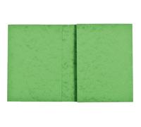 Lot de 10 protège-cahiers grands rabats en carte lustrée, pour format 24x32 cm, vert