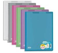 Lot de 10 Protège-documents Hawaï 160 vues avec 4 intercalaires,en polypropylène 5/10ème, assortis translucide G