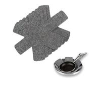 Lot de 10 protège-poêles en Feutre Protection Casseroles Dessous de Plat | 26 x 26 cm Protection Anti-Rayures, Rangement Cuisine, Dessous de Plat Découpable, pour Plats, Verres, Céramique, Plat, Poele