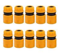 Lot de 10 raccords de tuyau en plastique 1/2"" - Raccord rapide à air comprimé - Adaptateur pour tuyau d'arrosage pour tuyau