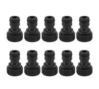 Lot de 10 Raccords Rapides pour Tuyau D'arrosage, Raccord de Tuyau G3/4, Filetage Extérieur 25 Mm, Raccord Rapide, Adaptateur de Mamelon de Robinet