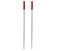 Lot de 10 recharges d'encre en métal pour stylo à bille Cross 11,6 cm (1 mm/rouge)