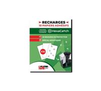 Lot de 10 recharges Hexacatch - MASTER TRAP BY FAVEX - Anti-moustique, limite la reproduction des moustiques, 10 papiers adhésifs