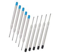 Lot de 10 Recharges pour Stylo à Bille Cartouche Stylos Bille Compatible avec Format G2 Recharge Multifonction en Métal pour L'École Le Bureau