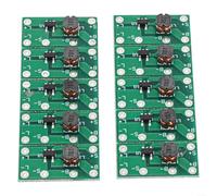 Lot de 10 régulateurs de charge solaire pour lanternes de rue et lampes de jardin, contrôle de la lumière avec inductivité pour batteries NiMH 1,2 V, carte pilote LED efficace pour lampes solaires de