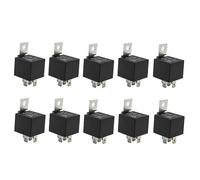 Lot De 10 Relais Étanches 30/40 A, 5 Broches, 12 V, Pour Automobile, Marine, Bateaux, Ventilateurs Automatiques