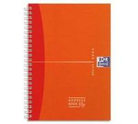 Lot de 10 Répertoires ADRESSBOOK, Format 12 x 15 cm, 160 pages, réglure spécifique - Couverture polypro assortie - My COLOR G