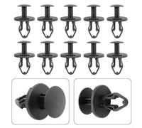Lot de 10 rivets de fixation pour dessous de plateau | pour Tesla Model 3 2017 et plus | Tête de 18 mm et tige de 16 mm pour trou de 8 mm | Clips ABS noirs de rechange 1128034-00-B