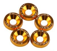 Lot de 10 rondelles d'étanchéité résistantes à la rouille pour boulons M6 | Revêtement coloré résistant aux UV, noyau en fer, assorti à la peinture du véhicule, empêche la décoloration