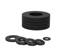 Lot de 10 rondelles en caoutchouc NBR - Joint plat noir for une étanchéité parfaite - Joints d'étanchéité à vis de 1 à 3 mm d'épaisseur(12x24x2mm)
