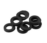 Lot de 10 rondelles plates en caoutchouc 19 mm x 11 mm pour étanchéité des fuites - Joints en nitrile durables pour tuyaux raccords vannes - Kit de réparation de robinet de cuisine et de salle de bain