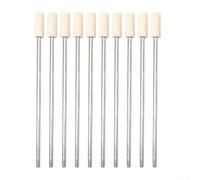 Lot de 10 roues de polissage en feutre de laine compressée pour outils rotatifs Tige de 3 mm pour amélioration du verre, du métal et du plastique