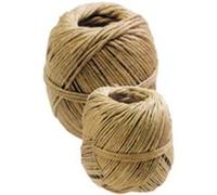 Lot de 10 rouleaux de ficelle de chanvre naturel, diamètre 2/2" , 2 mm, 100 g, longueur 42 m