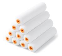 Lot de 10 rouleaux de peinture en mousse haute densité de 15,2 cm pour peinture de maison, murs, plafonds, portes, meubles