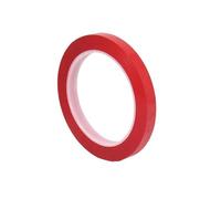 Lot de 10 rouleaux de ruban adhésif pour tableau blanc graphique 66 m (rouge, 66 m _ 5 mm)