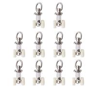 Lot de 10 roulettes coulissantes en alliage pour rideaux 26 mm