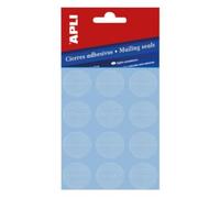 Lot de 10 Sachet de 120 gommettes de scellement transparentes diam. 25mm