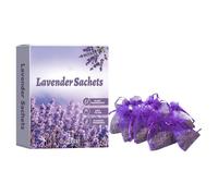 Lot de 10 sachets de lavande séchés portables | Lot de 10 sachets de lavande naturelle pour placards, désodorisants de tiroir, kit d'aromathérapie pour la maison, désodorisant pour voiture, coffret