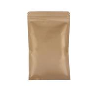 Lot de 10 sachets en papier kraft à fermeture éclair, pochettes d'emballage intérieures aluminium/papier, auto-scellantes, qualité alimentaire, for bonbons, collations(9x13cm)