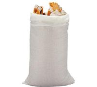 Lot de 10 Sacs à gravats • en Raphia • Grand 80 x 50 cm • Supporte Plus de 25 kg • 10 unités