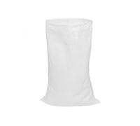 Lot de 10 sacs à gravats réutilisables en polypropylène haute qualité - 55 Kg - Blanc -
