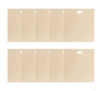 Lot de 10 sacs à grille-pain résistants à la chaleur pour une cuisson facile et un réchauffage au micro-ondes et au four (17 x 19 cm)