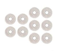 Lot de 10 serpillères de rechange pour Cecotec pour Conga 11090 - Matériau souple garantissant une expérience de nettoyage des rayures