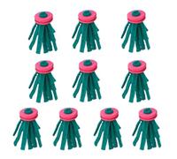 Lot de 10 serpillères décoratives pour aquarium | Balai d'élevage de rechange pour nourrir l'élevage, se cacher, se reposer, se reposer, se reposer, pour la pêche, l'eau douce