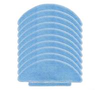 Lot de 10 serpillères lavables pour robot Kogan SmarterHome pour g80 | Matériau en microfibre réutilisable, lavable plusieurs fois, solution de nettoyage économique, s'adapte parfaitement au Kogan