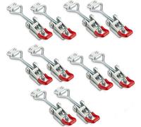 Lot de 10 serre-joints SOTECH M6 (force de serrage 220 kg, verrouillables) en acier galvanisé