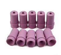 Lot de 10 siphons à air en céramique pour buse blaster 6 mm | Lot de 10 pièces, longueur 35 mm, diamètre extérieur 15 mm, compatible avec les pistolets à siphon d'air standard
