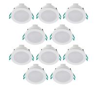 Lot de 10 Lot de 10 spots LED encastrés fixes 4,8W 3000K IP65 SylSpot Neos SYLVANIA