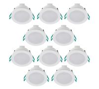 Lot de 10 Lot de 10 spots LED encastrés fixes 4,8W 4000K IP65 SylSpot Neos SYLVANIA