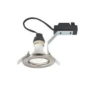 Lot de 10 spots à encastrer inclinables nickel brossés LED Nordlux Canis à intensité variable 4000K 345lm