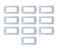 Lot de 10 supports à 4 modules, pour boîte 504, pour plaque à 4 places, compatible avec Bticino Matix, série solaire, série civile, masque