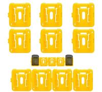 Lot de 10 Supports de Batterie et 3 Supports pour perceuse, Support de Batterie et Support d'outils pour Outils électriques avec 25 vis pour DeWalt 20 V 60 V