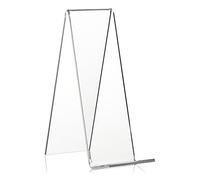 Lot de 10 Supports inclinés de VITAdisplays, Support de Livre et Support pour Petits Articles en PLEXIGLAS d'origine, Transparent 15.0 cm