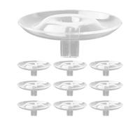 Lot de 10 supports pour arrangements floraux liquides transparents | Présentoir flottant pour fleurs Outils de rangement pour bols, réservoirs de poissons, aquariums et décoration d'intérieur